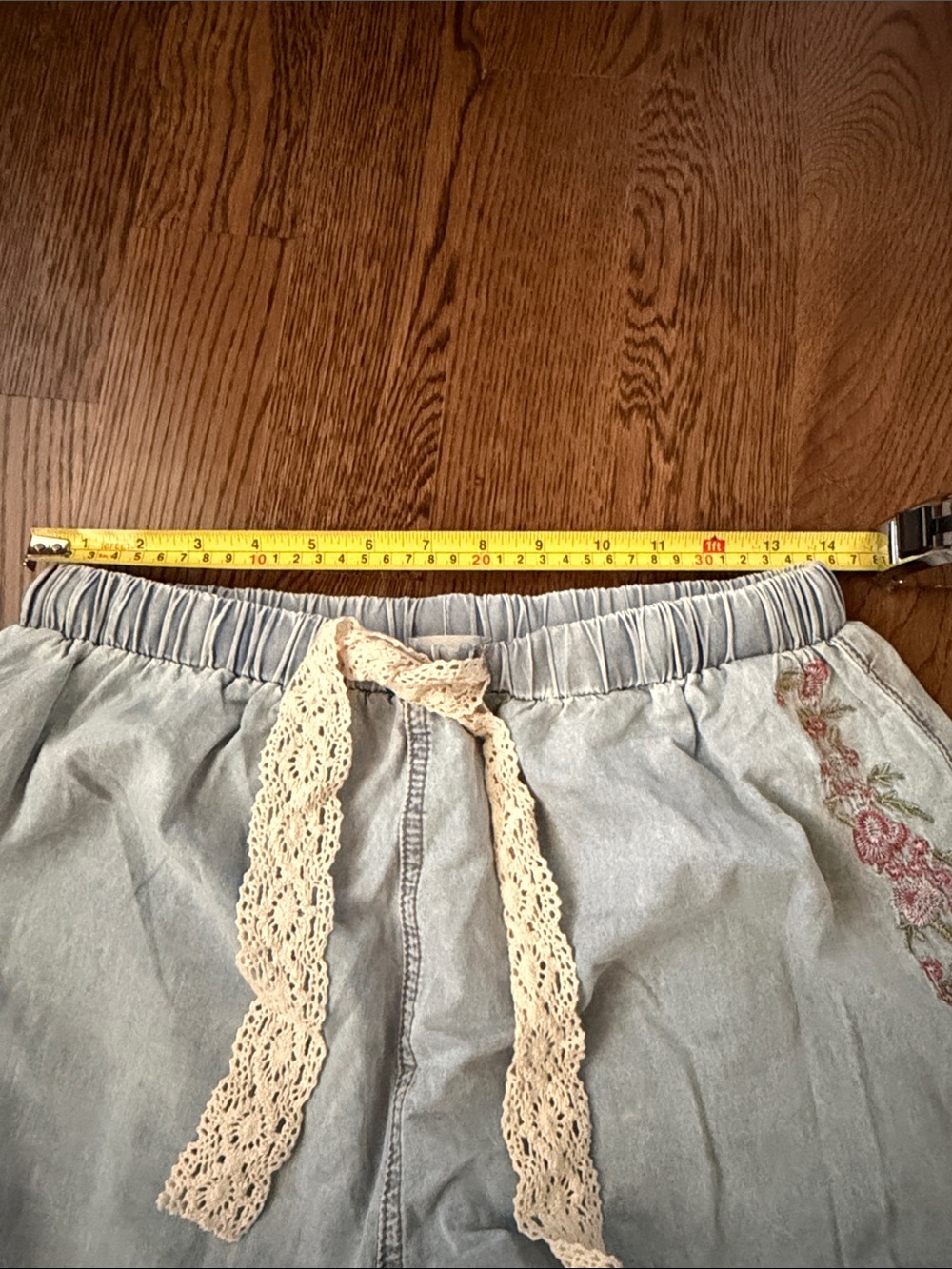 Pol chambray balloon pant jogger medium - Picture 4 of 12